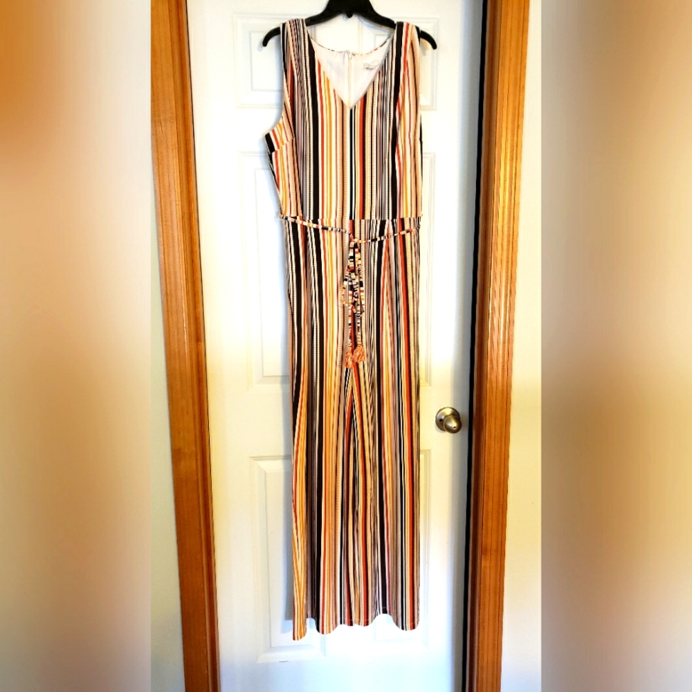 Cato Stripe Jumpsuit